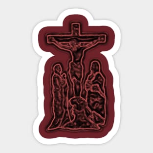 Jesus the Christ Crucifixion Sticker